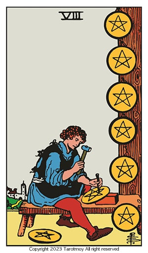 eight of pentacles